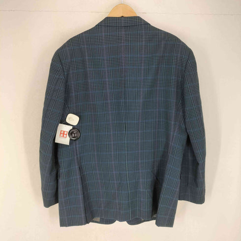 バーバリーズ BURBERRYS ウールモヘア 背抜きシングルテーラードジャケット メンズ